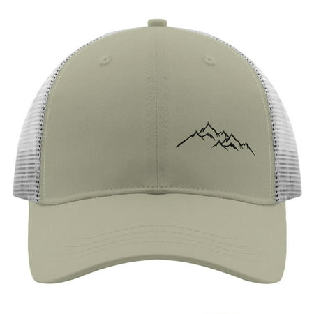 Baseball Caps mountains landscape Embroidery Dad Hat for Men Graphic Adjustable for Fishing Snapbacks apricot One Size