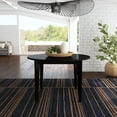 thumbnail image 3 of Homestyles Brentwood Round Mid-Century Wood Dining Table in Black, 3 of 7