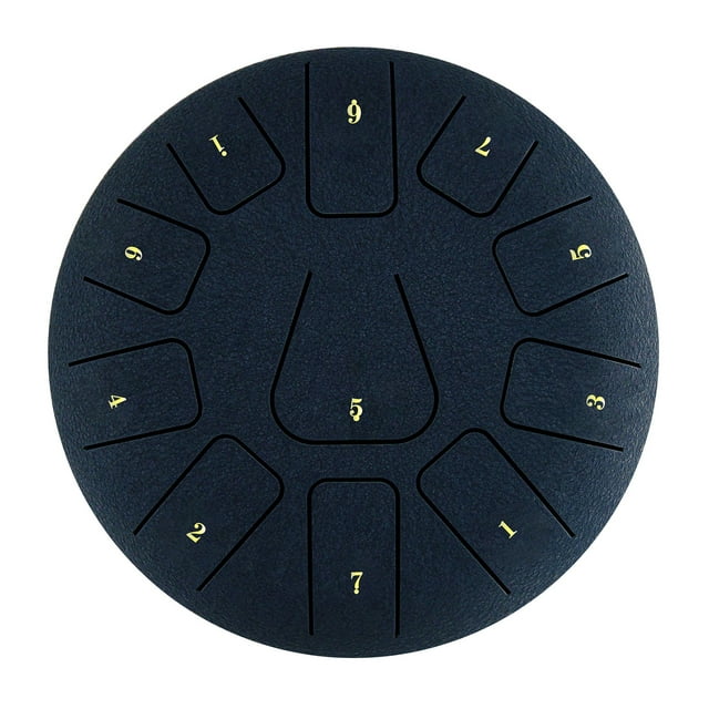 Amdohai 8 Inch Steel Tongue Drum 11 Notes Handpan Drum