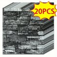 thumbnail image 1 of 20/30/40//50pcs 3D Wall Tile Sticker, Foam Brick Self-Adhesive Anti-Collision Sticker,, 1 of 5