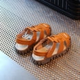 thumbnail image 6 of Viluyesy Kids' Spring and Summer Flat Sandals Soft Sole Solid Color Casual Sandals for Medium and Large Children Yellow Size 6, 6 of 6