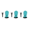 thumbnail image 2 of relayinert 2pcs Gloved Ice Scraper Safe On Windshields Durable ABS Ensures Longevity green 3Set, 2 of 6
