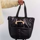 thumbnail image 1 of Ladies Cloud Purse Versátil correa ancha Satchel Bags Casual Totes (Negro), 1 of 6