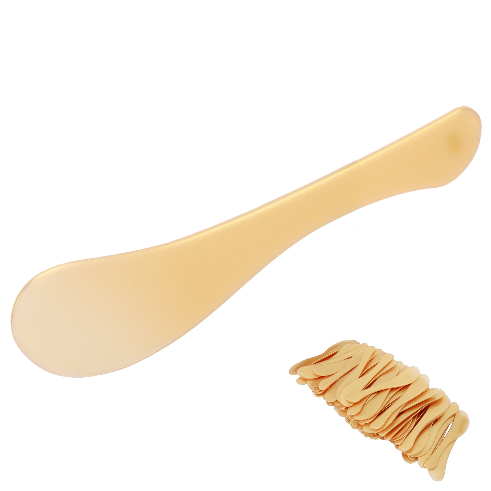 Henmomu Face Scoop Spatulas,100pcs Face Cream Spatulas Cosmetic Makeup DIY Face Cream Scoops