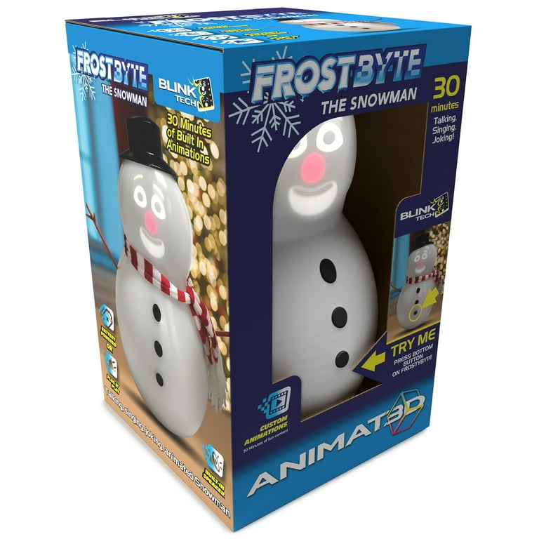 ANIMAT3D FrostByte (Mr. Chill) Talking Animated Blink Snowman with