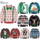 thumbnail image 2 of Jersey de cuello redondo para hombre, sudaderas con gráfico de animales, chándal feo de Navidad, ropa de calle de gran tamaño, traje de pareja, ropa masculina, 2 of 4