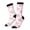 3 Black, variant on Cartoon Pig Print Adult Socks for Men & Women,Calf Socks, Ankle Socks,Boots Socks,Breathable Casual Sock,Unisex Crew Socks