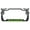 Black/lime green, variant on Aloha Hawaii Hibiscus Floral Flowers Design Palm Tree Heavy Duty Metal License Plate Frame Auto License Plate Frame/Car Accessories (Black/Yellow)