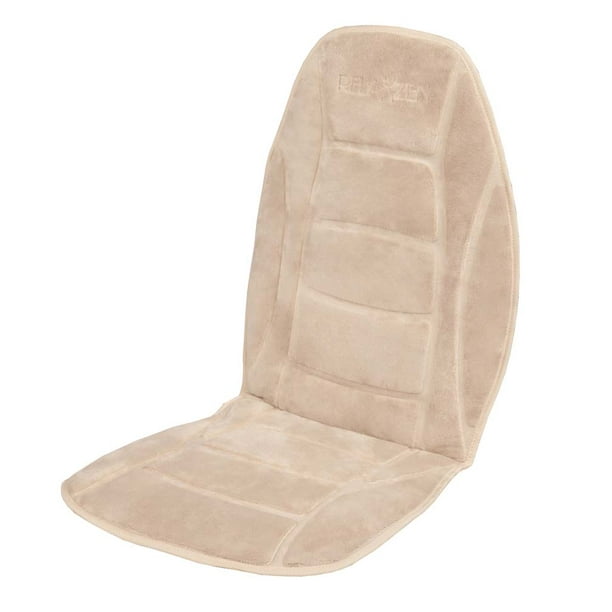 Relaxzen Deluxe Heated Car Seat Cushion with BuiltIn Thermostat and