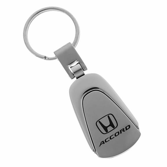 Honda Accord Chrome Metal Tear Drop Auto Key Chain