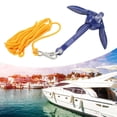 thumbnail image 2 of Canoe Foldable Anchor High Strength Aluminium Anchor With Yellow Rope Accessories ,Easy to use, 2 of 6