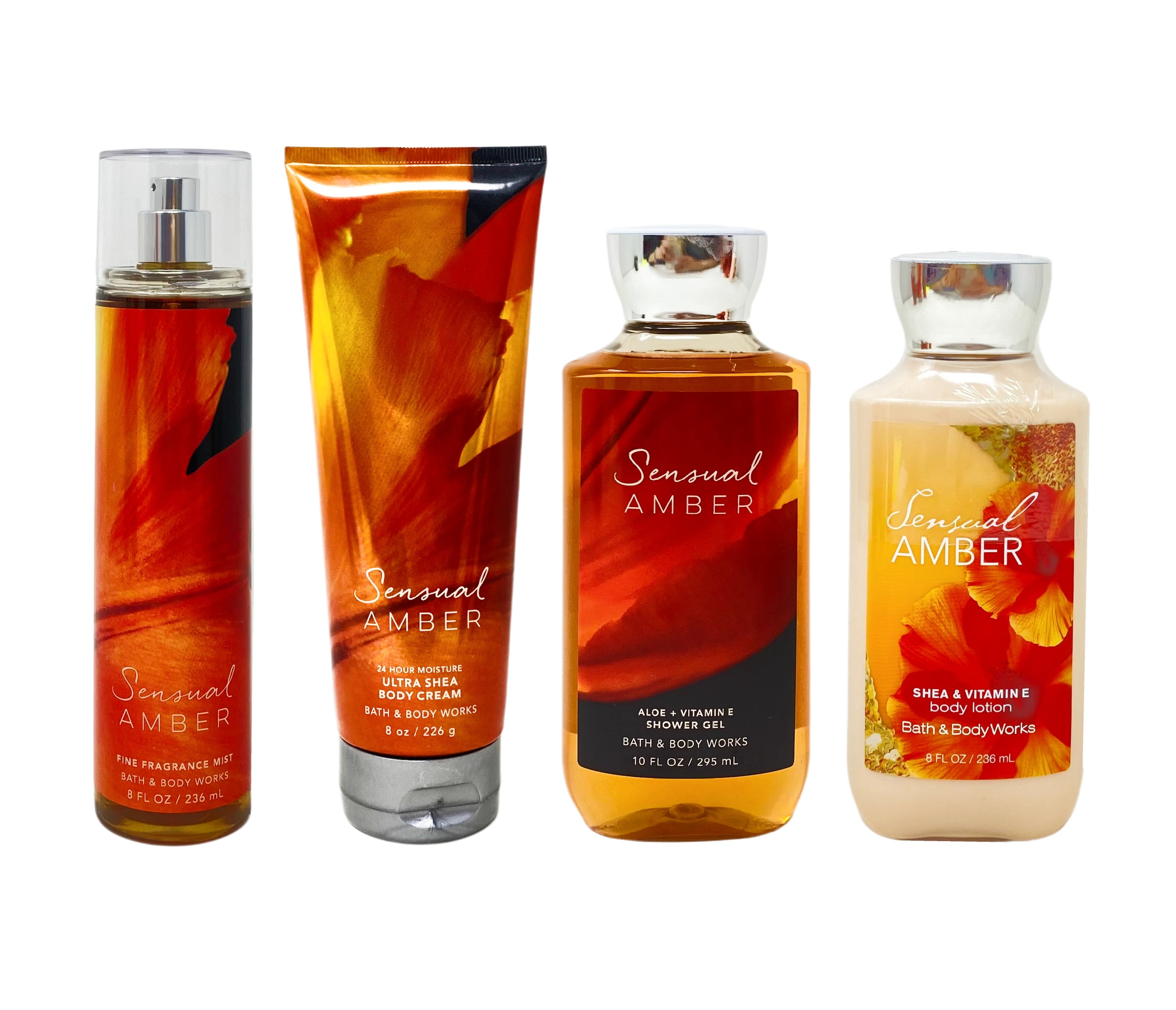 Bath and Body Works Sensual Amber Deluxe Gift Set Fragrance Mist
