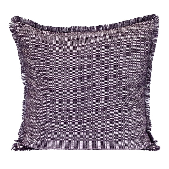 Parkland Collection Transitional Stripes Purple Square 24" x 24" Pillow