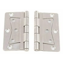 Mobile Home/Rv Interior Butterfly Brushed Nickel Hinge Set (2 Pack) With Screws