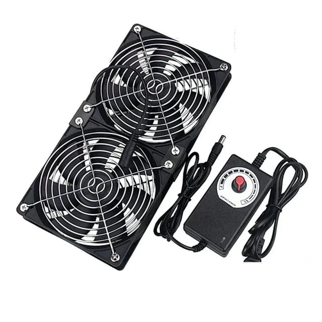 120mm 3000RPM Fan Cooling With Controller 12cm 12V Btc Machine Chassis Workstation Cabinet Radiator Server Fan ,High-Efficiency