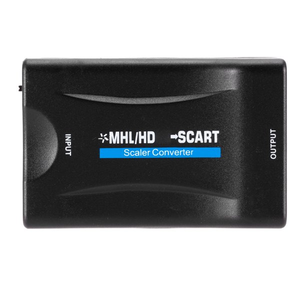 Adaptador de audio Wdftyju 1080P HDMI a SCART Video Upscale Plug n play