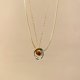 thumbnail image 1 of Collar de acero de titanio para mujer, cadena de clavícula de perlas de alta gama que combina con todo, diseño de nicho, joyería ligera de lujo, 1 of 6