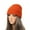 Orange, variant on Riforla Women's Winter Knit Casual Thick Soft Fashion Warm Thick Hat Unisex Bomber Hats Orange