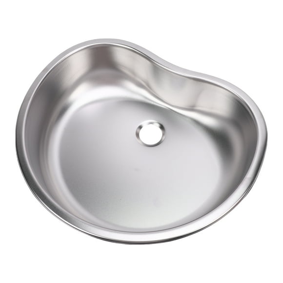 RV Sink, Stainless Steel Bar Sink 15x12.48x3.94in Heatproof Quick Drainage  for Truck Motorhome