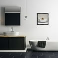 thumbnail image 2 of Stupell Industries Happy Sloth in Bathtub Animals & Insects Painting Black Floater Framed Canvas Art Print Wall Art, 18 x 18, 2 of 9
