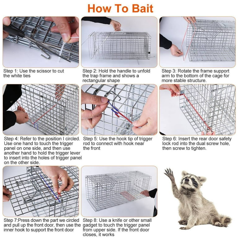 YouLoveIt Rat Cage Traps Live Mouse Rat Traps Catch and Release