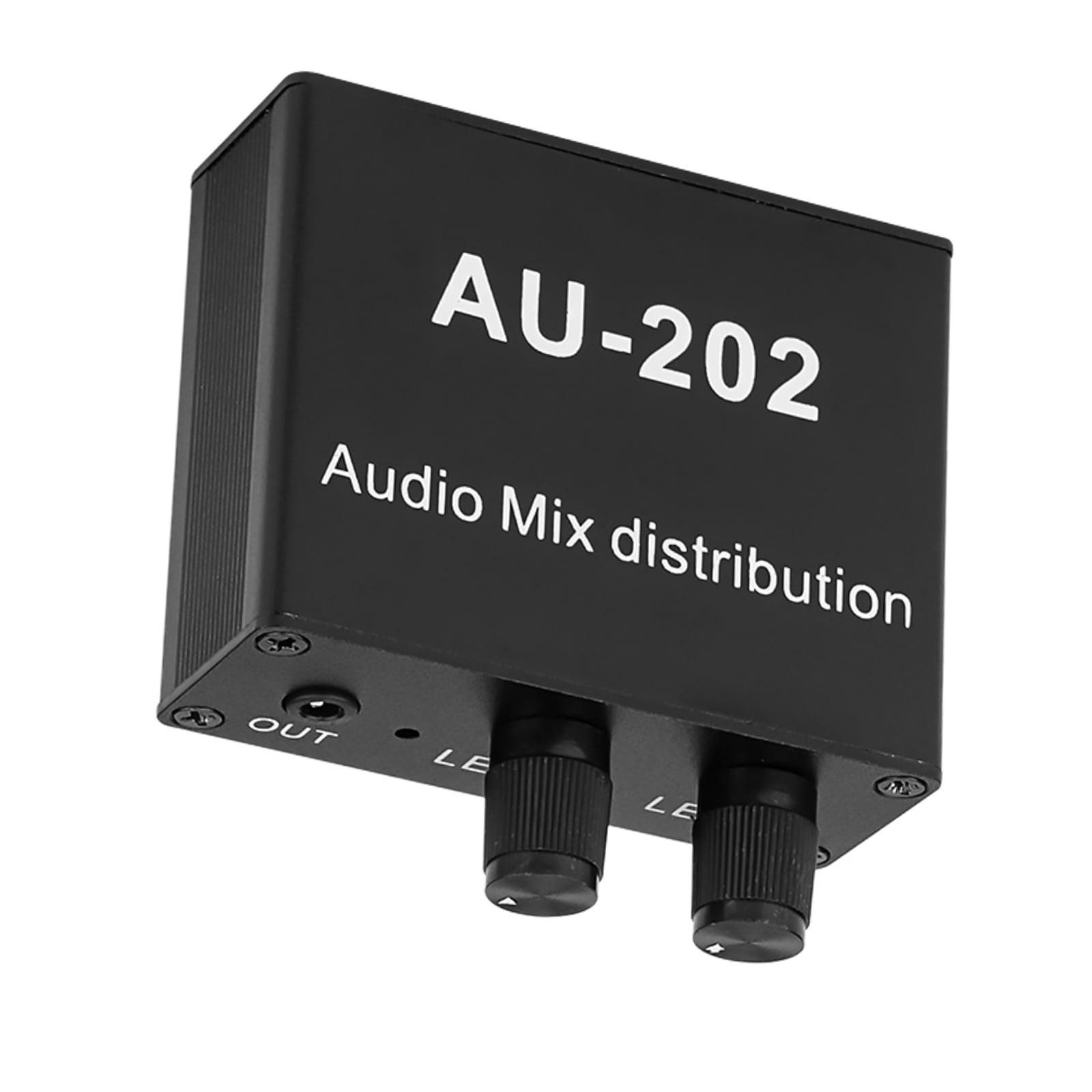 NATEFEMIN Dual Input Audio Mixer Board for Studio Use, NJM4580 OP AMP, Stable Low Noise, Compact Size