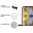 thumbnail image 4 of Naloa Vibrant Butterfly And Sunflowers Oven Mitts and Pot Holders 4 pcs Set, Cooking Baking Grilling Kitchen Oven Glove for Cooking, 4 of 6