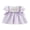 Purple, variant on Cjfdfy Toddler Baby Girl Birthday Dress 1 2 3 4 Years Old Birthday Outfit Baby Girls Summer Plaid Gingham Dress Goose Letter Embroidery Bows Puff Short Sleeve Dress