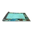 thumbnail image 2 of Ahgly Company Indoor Round Solid Light Blue Modern Area Rugs, 3' Round, 2 of 4
