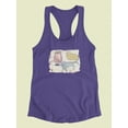 thumbnail image 3 of Cat Squad A Racerback Tank Women -June Erica Vess Designs, Female Small, 3 of 4