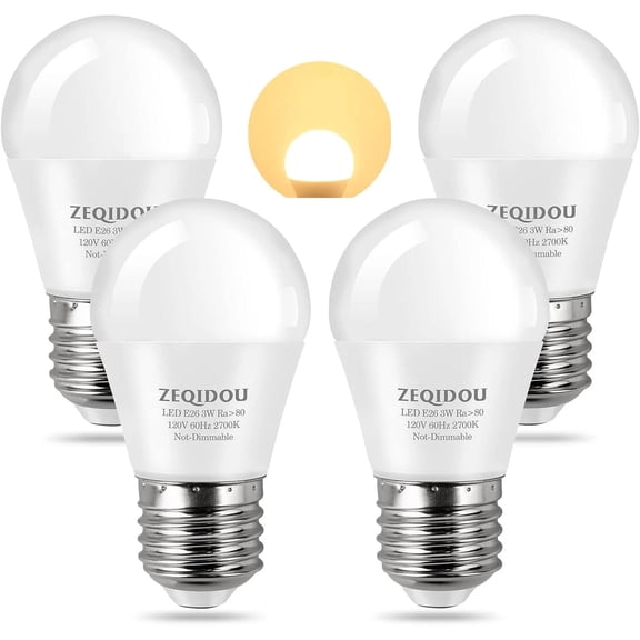 25 Watt Light Bulbs Equivalent 3w Led Bulbs Soft White 2700k A15 E26 Low Watt Li