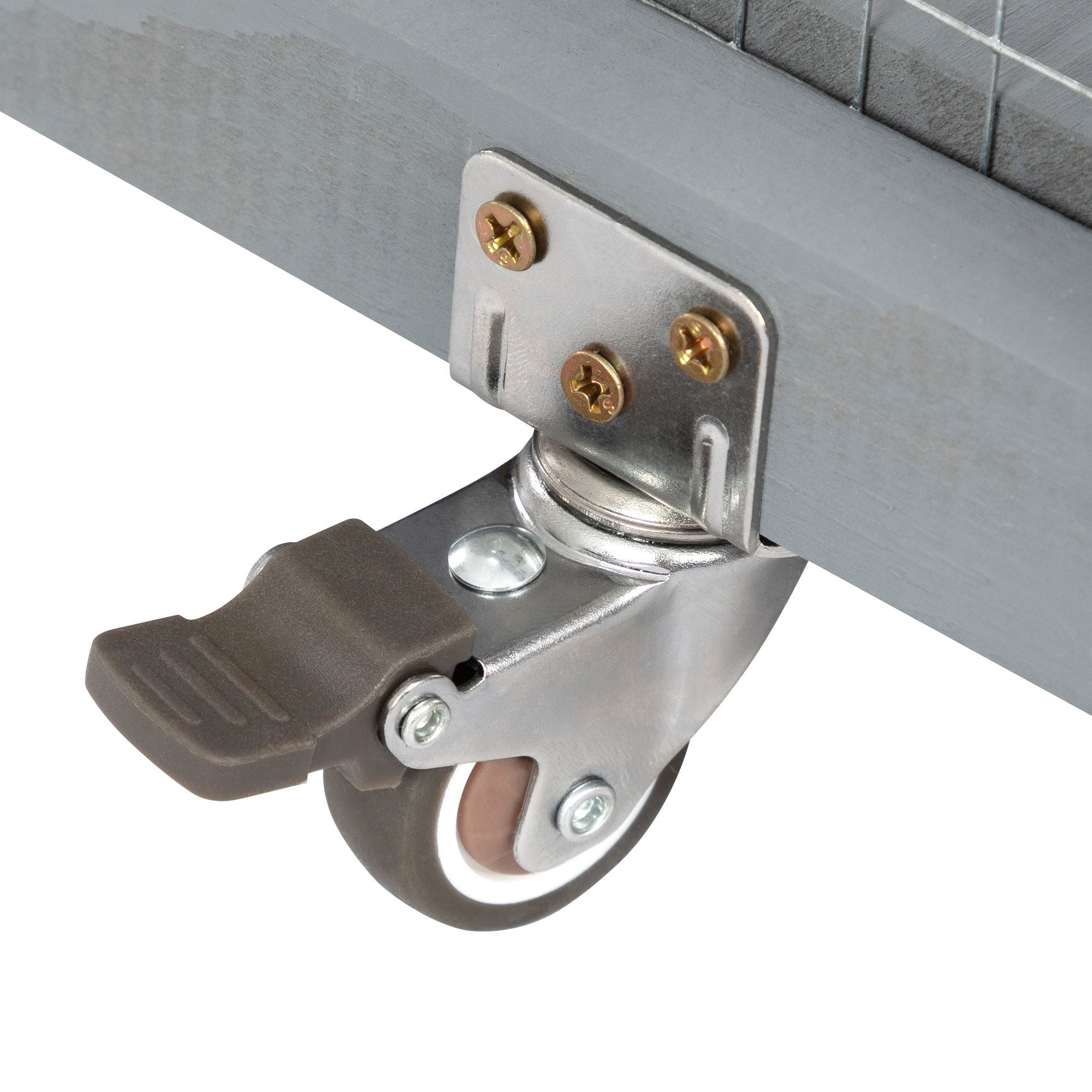 Pefilos 70" Outdoor Wood Cat House, 3 Floors Cat Enclosure Catio, Indoor Kitten Playpen with Resting Box, Cat Cage Waterproof Sunlight Roof, Gray