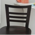 thumbnail image 6 of Linon Birkdale 30" Bar Stools, Deep Brown Stain Finish, Set of 2, 6 of 12