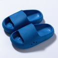 thumbnail image 2 of TOWED22 Kids Cloud Slides Boys Girls Pillow Slippers Shower Slip on Slide Sandals(Sky Blue,3), 2 of 6