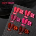 thumbnail image 2 of Set de esmaltes de uñas en gel GAOY, rojo intenso, neón, 7,3 ml x 6 UV/LED, 2 of 6