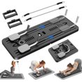 thumbnail image 1 of Tabla Multifuncional para Abdominales, Cama Deslizante de Pilates 5 en 1, Rodillos Abdominales Plegables, Ejercicios Abdominales de Rebote Automático, Equipo para Gimnasio en Casa Cardio Beat Negro, 1 of 4