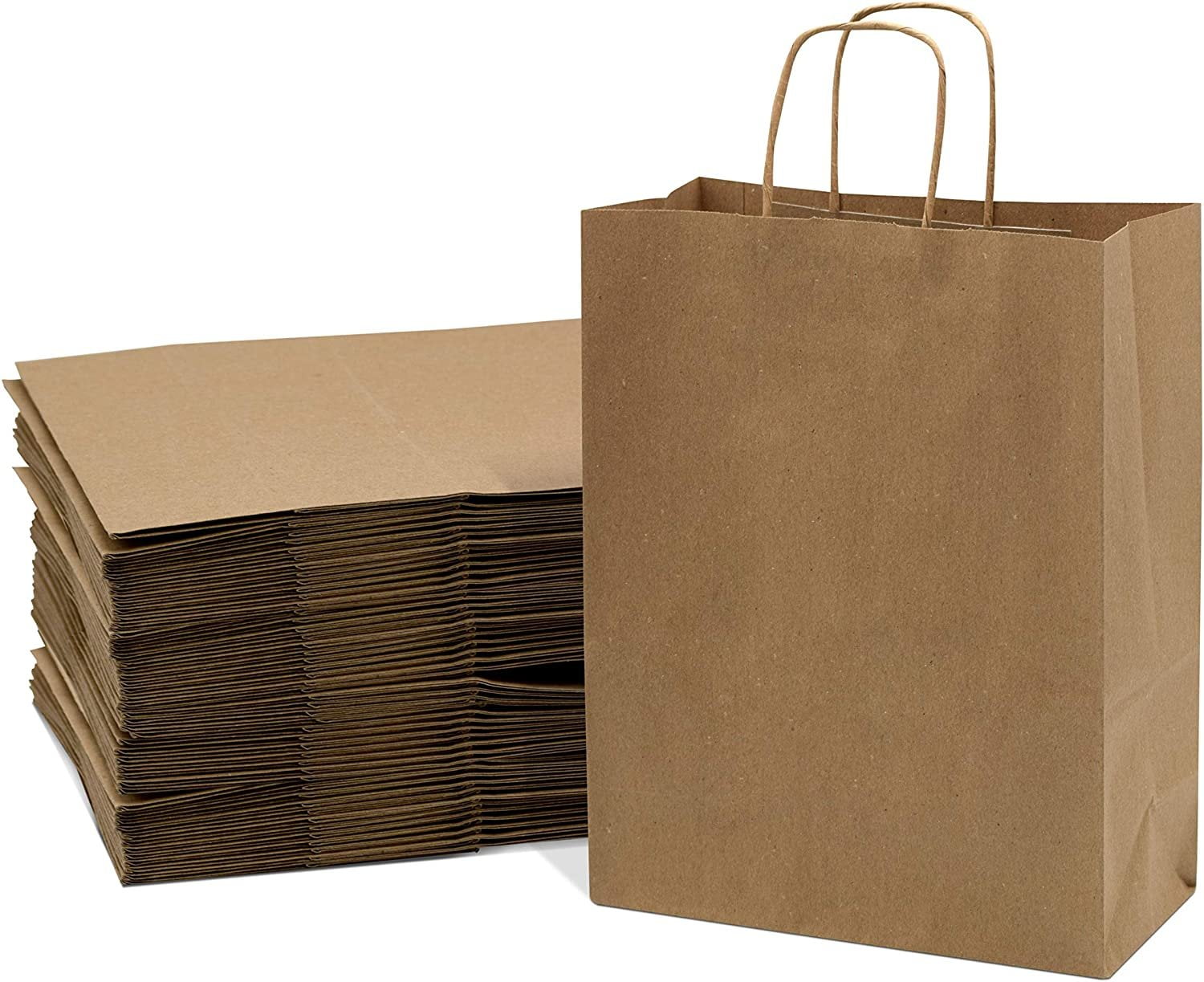 Luxury Christmas Gift Presents Kraft Paper Bags Twisted Handle Strong Fast Deliv