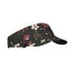 thumbnail image 1 of Fotbe Fly Agaric and Flowers Visera Deportiva con Diseño, Gorra Abierta Ajustable de Algodón para Mujer y Hombre, 1 of 7