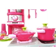 Kitchen Connection Deluxe Kitchen Appliance Cooking Play Set With Lights & Sound