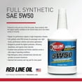 thumbnail image 4 of Red Line 11604 SAE 5W50 Fully Synthetic Motor Oil - 1 Quart, 4 of 7