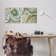 thumbnail image 3 of Stupell Industries Swirling Agate Pattern Abstract Painting Gallery Wrapped Canvas Art Print Wall Art, 17 x 17, Set of 2, 3 of 8