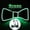Green, variant on LED Light Up Bow Tie Men Luminous Neckwear for Party Carnival Performance Dress Up
