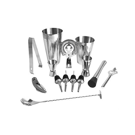

13pcs 800/600ML Cocktail Shaker Stainless Steel Professional Bartender Tools Drink Mixer Kit for Bar Restaurant