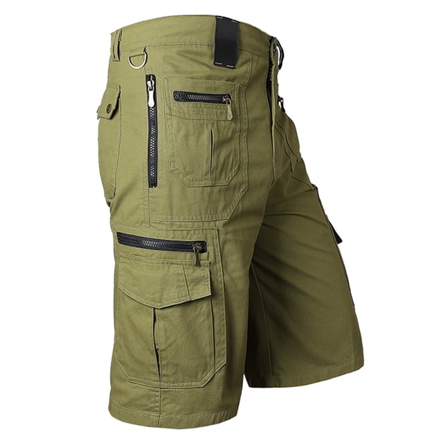 WILLBEST Pantalones Cortos para Hombre, Pantalones Cortos Holgados de Pierna Recta para Verano, Tallas Grandes, Tendencia Informal, Pantalones Medianos, Pantalones Cortos Cargo con Bolsa