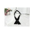thumbnail image 5 of INSPIRE CHIC Pre Tied Adjustable Bowtie School Uniform Criss-Cross Bow Ties 2 Pcs, 5 of 5