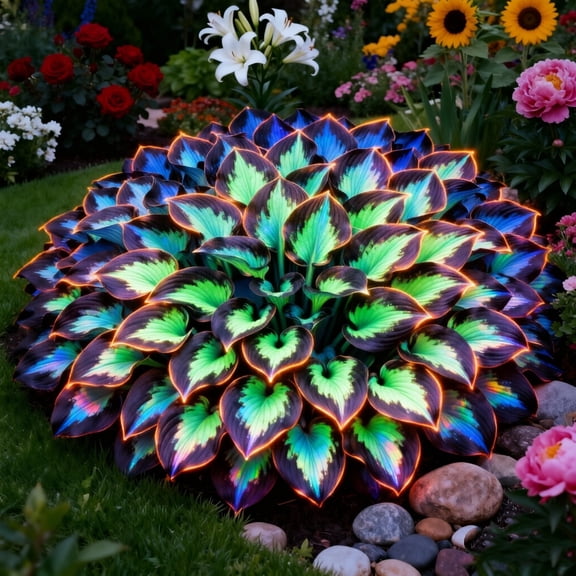 Midnight butterfly Hosta-Home Garden Decor Premium Garden Stakes Perfect For Borders