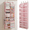Baby Pink, variant on HOMELUX THEORY 1 PC Heavy Duty Over the Door Organizer 55x14x6.7, 6 Large Front & 12 Side Pockets, Hanging Storage Closet Door Organizer for Bedroom, Bathroom and Baby Nursery Storage (Ivory)