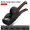 thumbnail image 1 of 32/42/63/75mm Scissors Professional Cutting Pipe Cutter Electric Line Hot Melt Water Pipe Cutting Tool Artifact PVC Pipe Cutter 75mm, 1 of 9