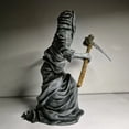 thumbnail image 3 of Figura de la muerte Grim Reaper con guadaña gótica para decoración del hogar, 15 cm, 3 of 3