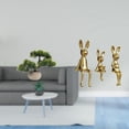 thumbnail image 2 of Colección De Bonsáis Artificiales Con Vegetación. Planta Artificial En Maceta Para Centros De Mesa Con Figuras De Conejitos. Adorno De Escritorio O Estantería. Escultura De Animal Para, 2 of 8